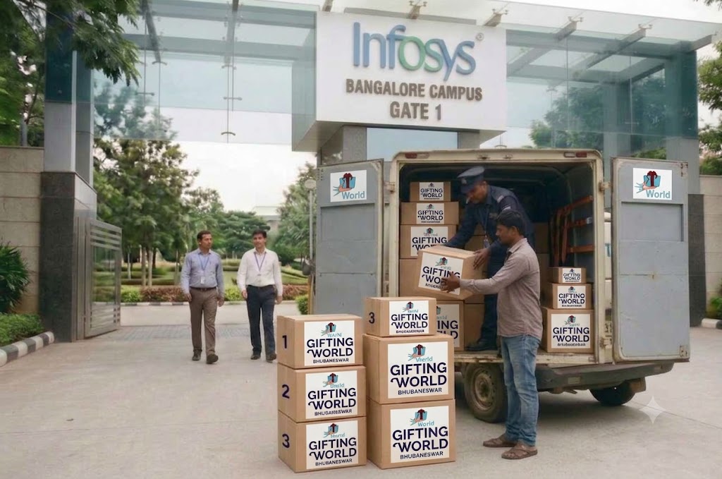 Happy corporate gifting client in Bangalore